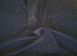 Preview: Musselin Double Gauze Silber Dots navy